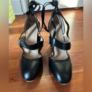 Black Strappy Dance Shoes